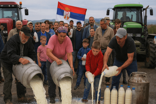 Dok srpski farmeri prosipaju srpsko mleko - uvoz tuđeg mleka cveta