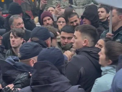 Policija u Rektoratu Univerziteta u Beogradu