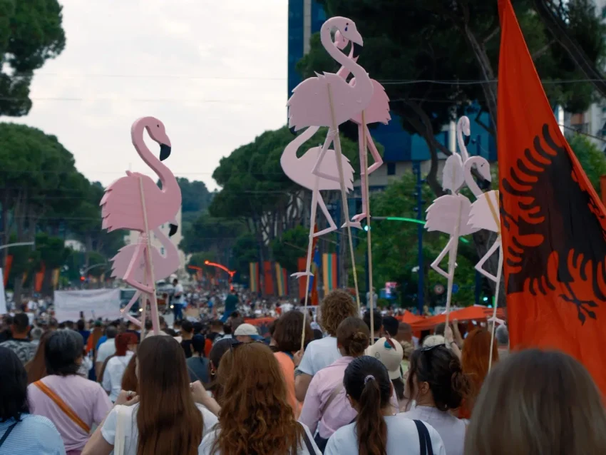 Albanija: "Flamongo revolucija"