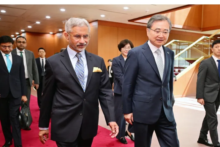 Indija i Južna Koreja: Indijski ministar spoljnih poslova Jaishankar sa svojim južnokorejskim kolegom Cho Hiunom