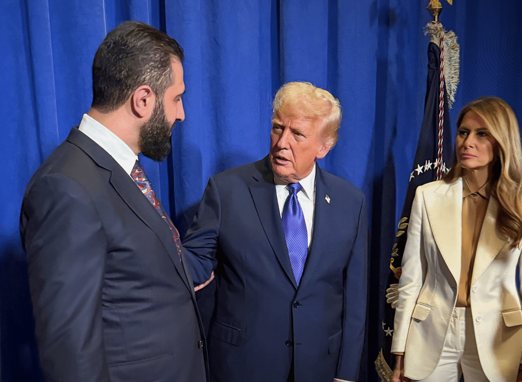 Al-Šara, Melanija i Donald Tramp