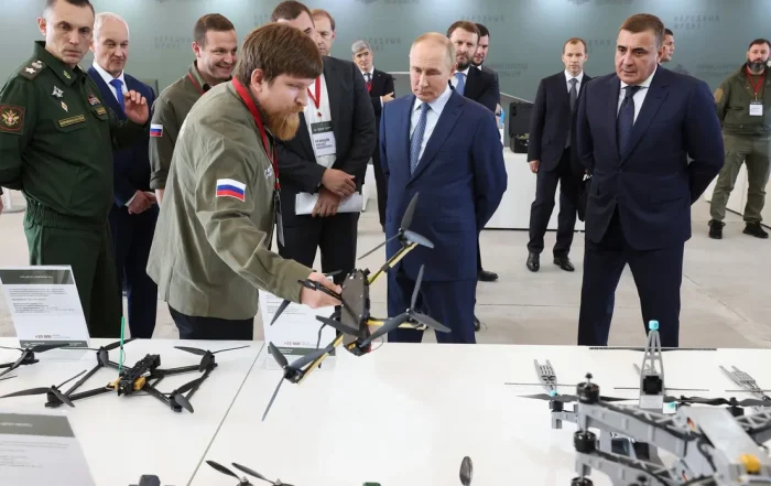 Putin i direktor Uraldronzavoda Vladimir Tkačuk