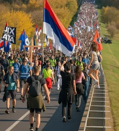 srpski studenti u protestu
