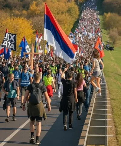 srpski studenti u protestu