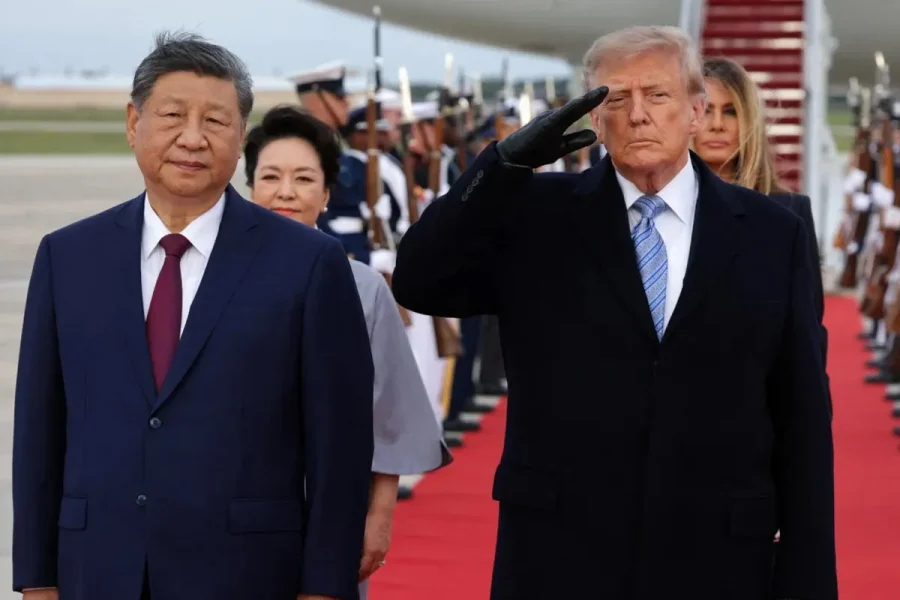 Si Đinping i Donald Tramp u Vašingtonu