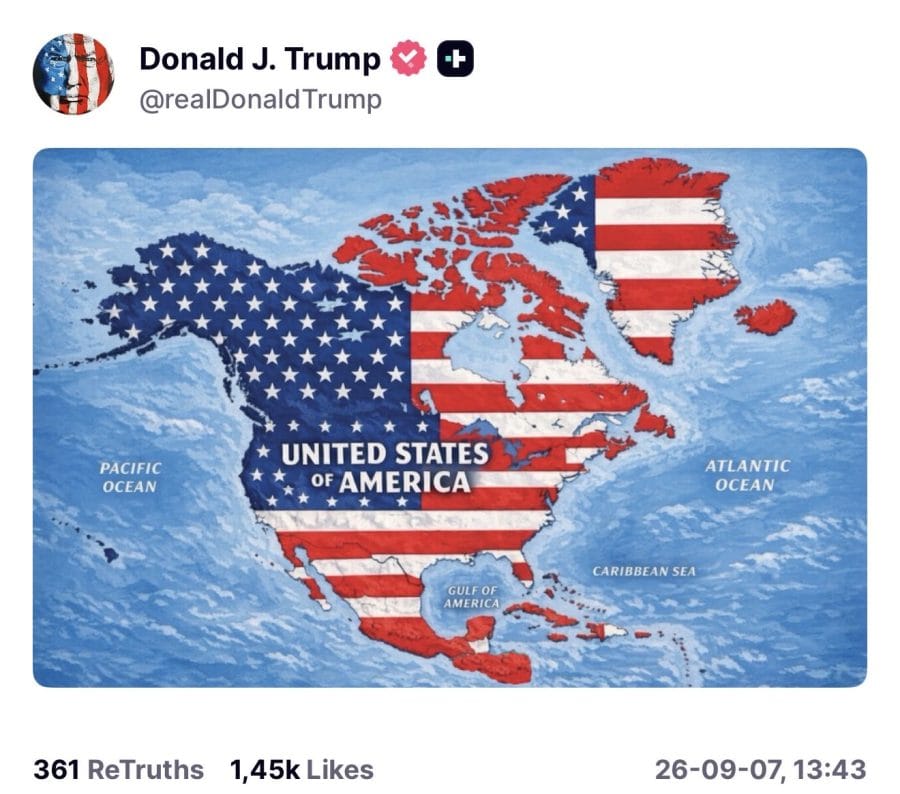Tramp i njegov svet: "mapa S. Amerike"