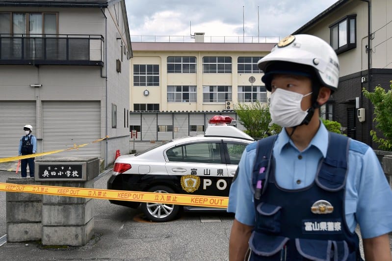 Japan pilicija u Tojami Japan, policija u Tojami