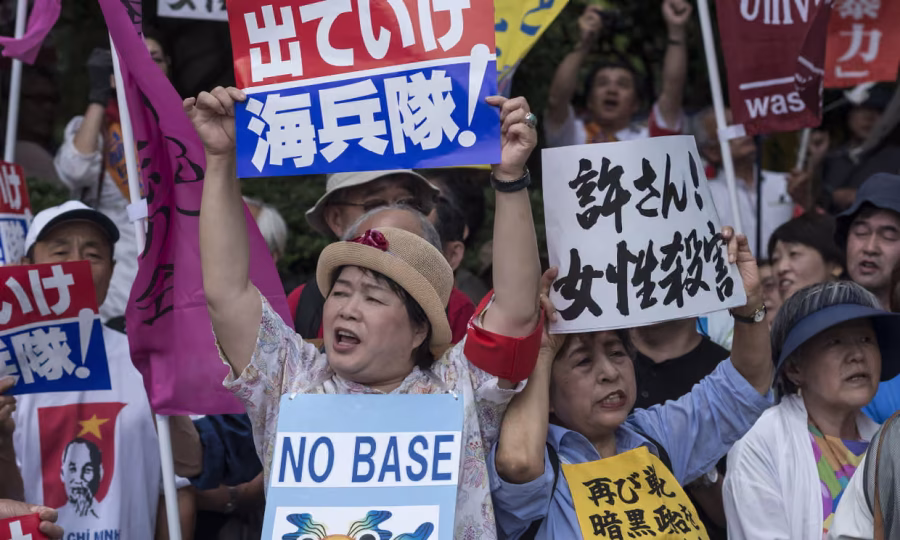 Japanci gotovo u stalnom protestu protiv baza SAD, ali uzaludno.