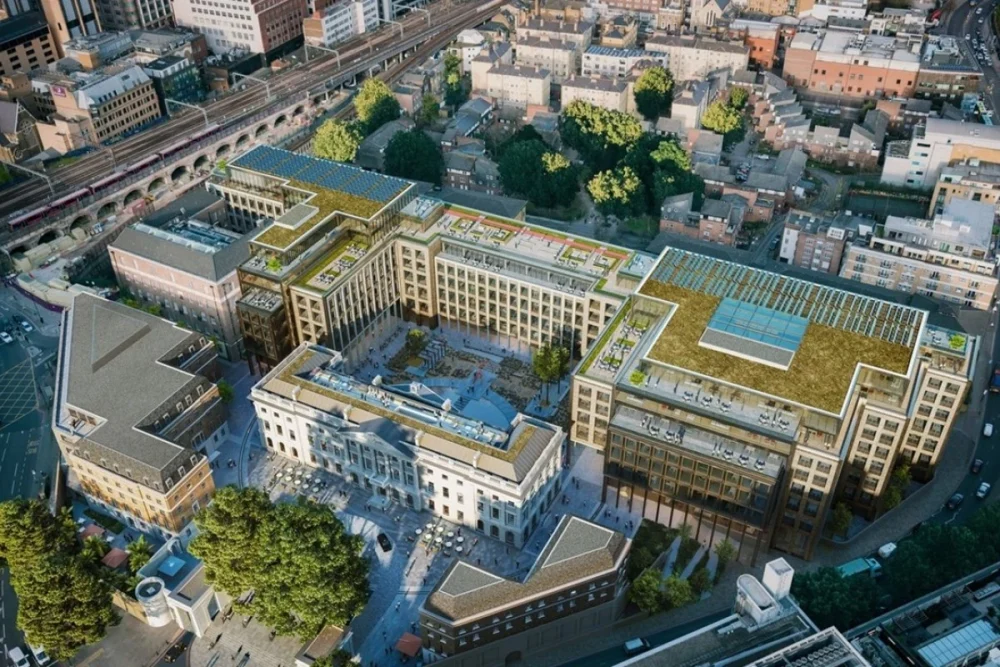 Kina i Impozantan kompleks kineske ambasade u Londonu